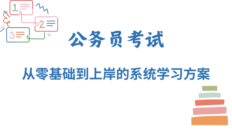 行测总路径｜从零基础到上岸的系统学习方案-爱考过